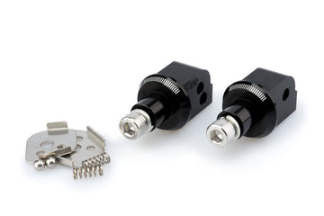 HONDA NX 500 [2025] – Adapter Beifahrer Fußrasten- Gummipad – Schwarz