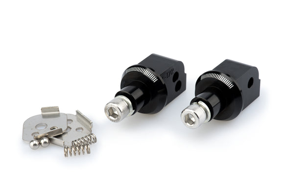 HONDA NX 500 [2025] – Adapter Beifahrer Fußrasten- Gummipad – Schwarz