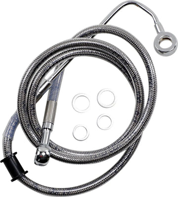 harley davidson flstc [ESPECIALIDADES DE ARRASTRE] - Línea de freno extendida de acero inoxidable