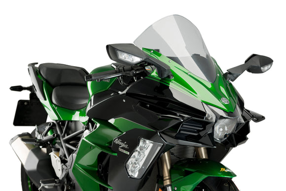 KAWASAKI NINJA H2 SX [2019] – Sport Side Spoiler – Svart