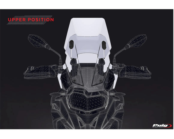 BMW F 800 GS [2025] — Регулируемый экран — Прозрачный