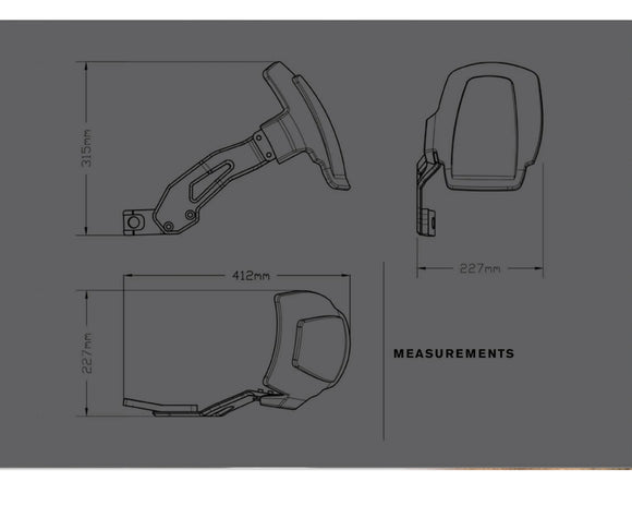 BMW F 750 GS [2024] – Yksikääntövarrellinen lokasuoja – Matt Black
