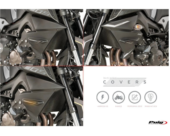 YAMAHA MT-09 SP [2020] – Tappo radiatore – Nero opaco