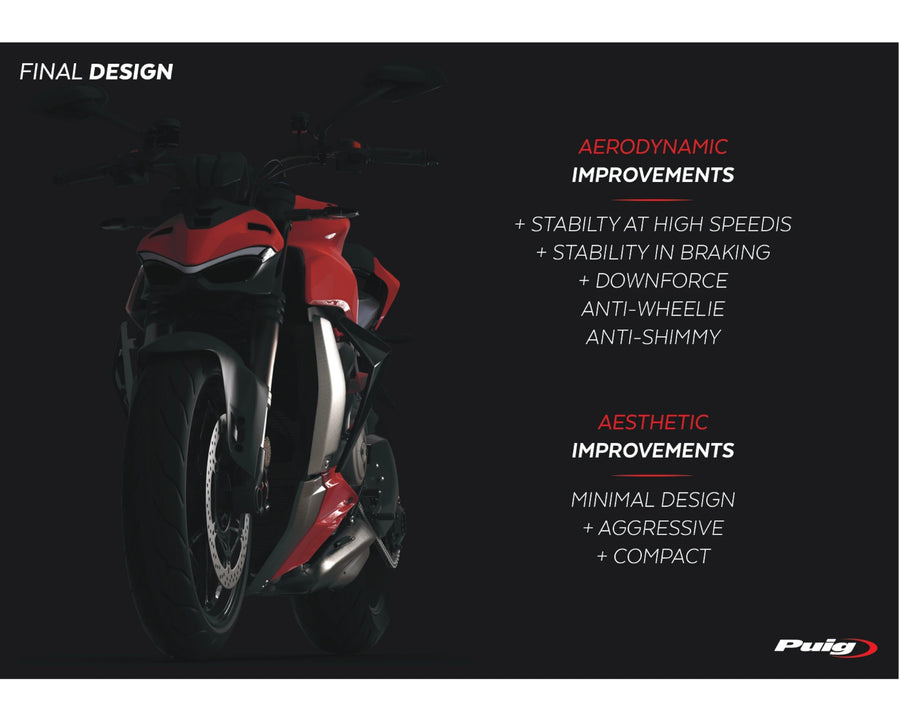 DUCATI STREETFIGHTER V2 [2024] — vējstikla sānu apšuvums