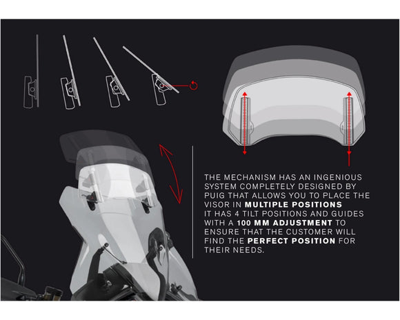 KTM 890 SMT [2025] – ネジで取り付けられたスポイラーディスク 2.0 – 透明