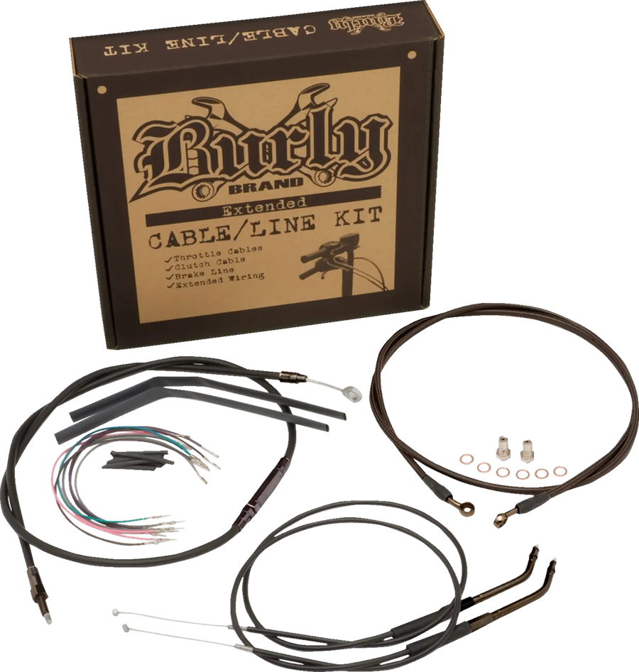 Harley Davidson Sportster 883 Iron XL [BURLY BRAND] – Set cavi per barra della prigione