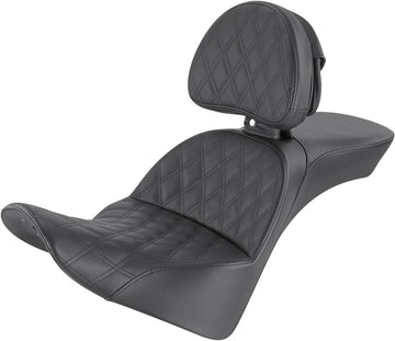 harley davidson flde [SADDLEMEN] – Siège Explorer avec matelassage en diamant