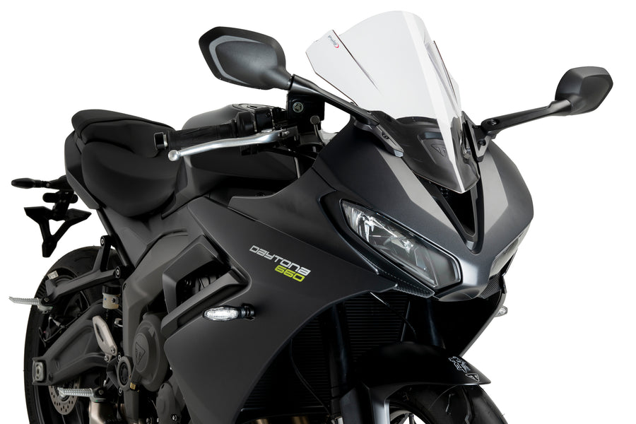 TRIUMPH DAYTONA 660 [2025] – Z-Racing Screen – Transparent