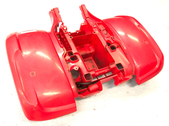 Yamaha Grizzly 660 AM03W [2003] - Limpeza traseira do revestimento traseiro