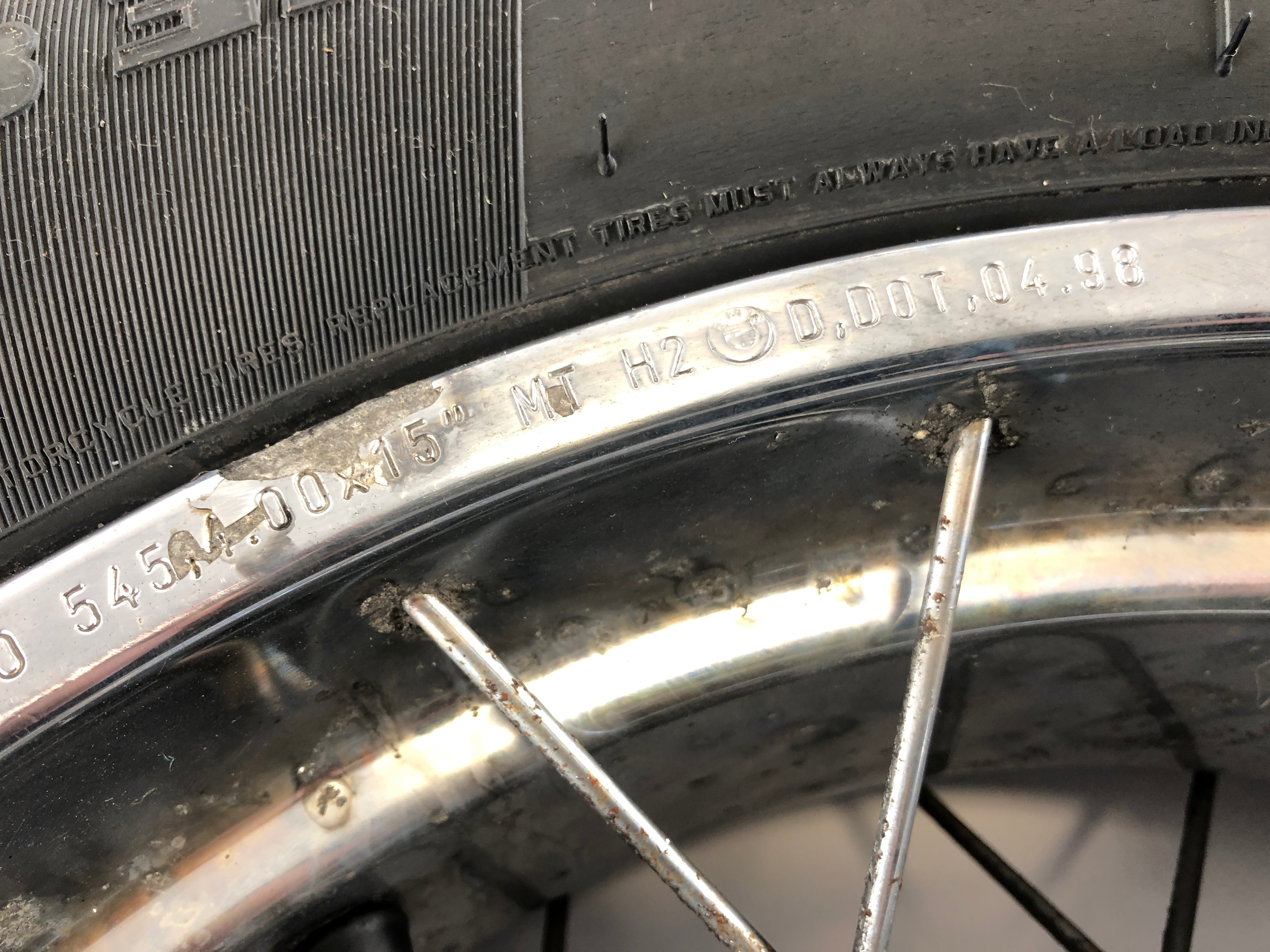 BMW R 1200 C 259C [1998] - Rear wheel rim