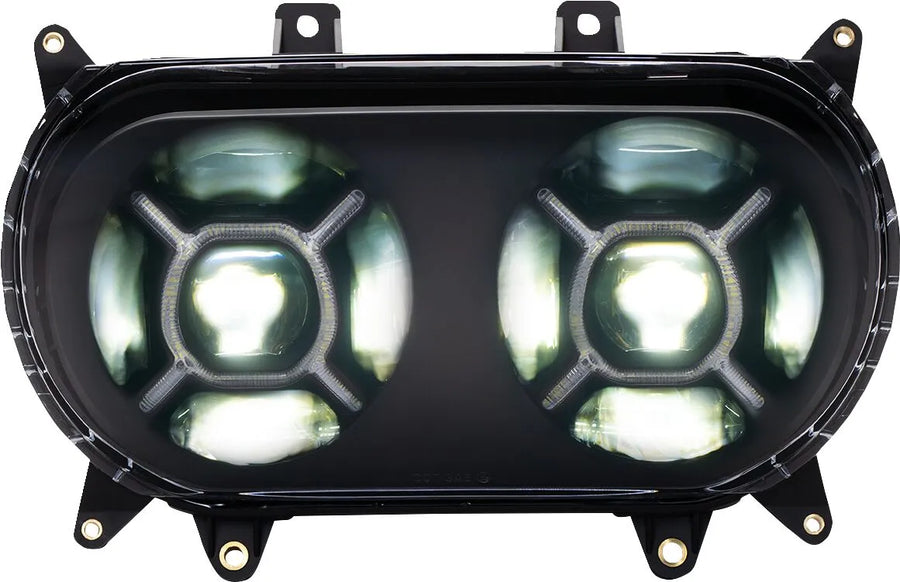 harley davidson fltruse [CUSTOM DYNAMICS] – Double-X LED Scheinwerfer