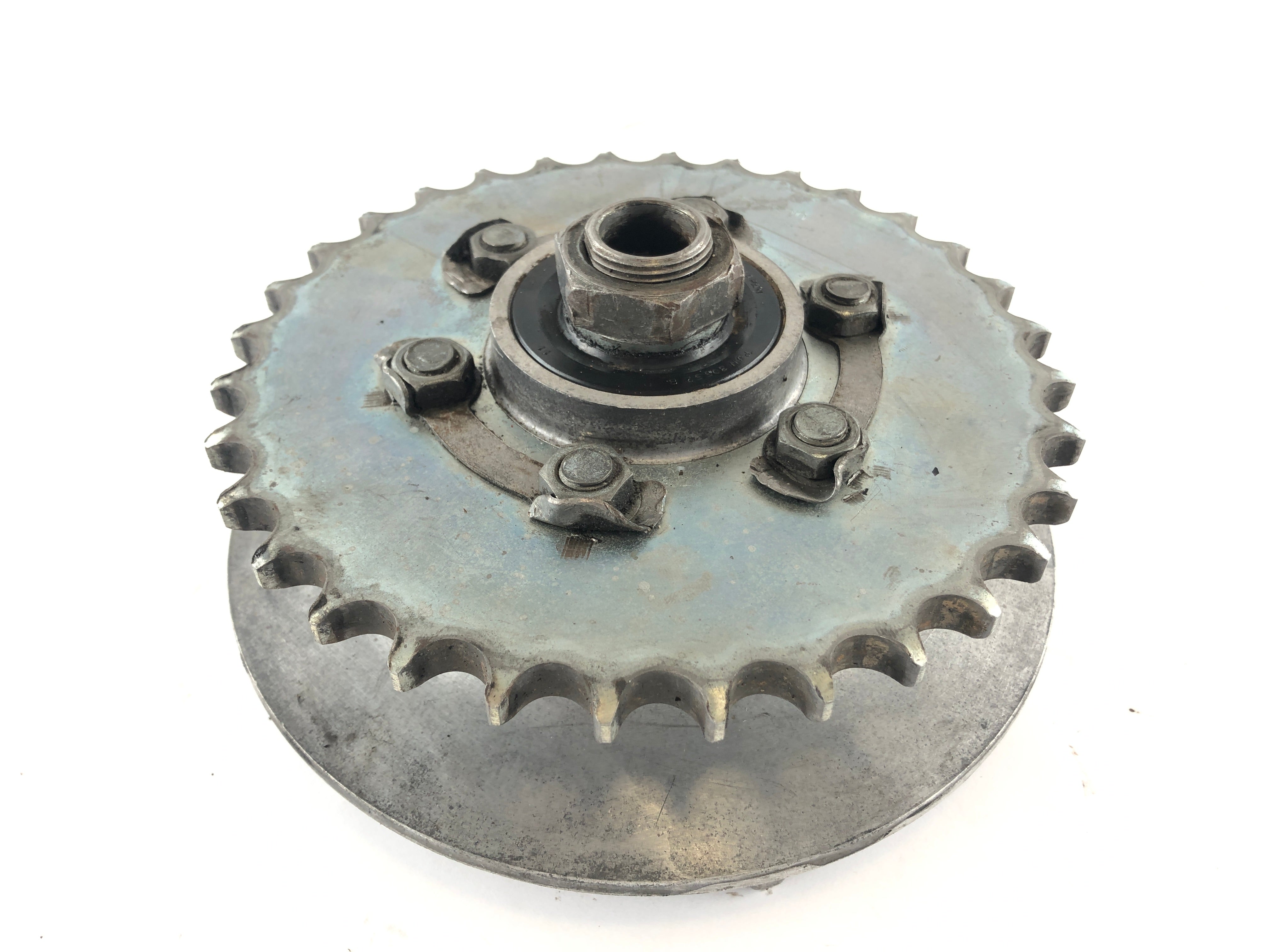 Suzuki T 500 [GT 500] - Sprocket with shock absorber mount rear wheel