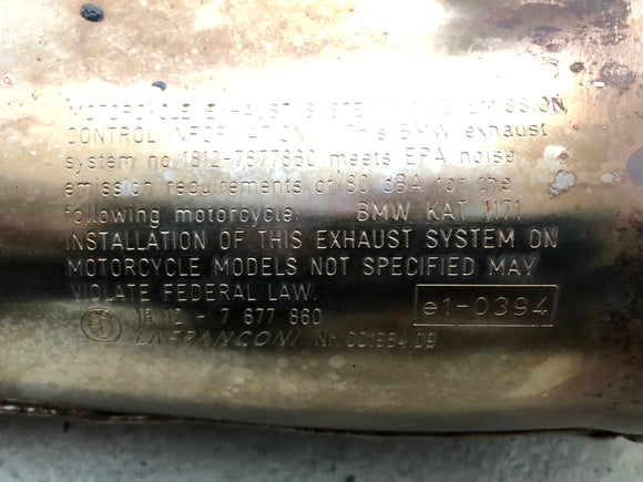 BMW K 1200 GT K12 [2004] - uitlaatzilver