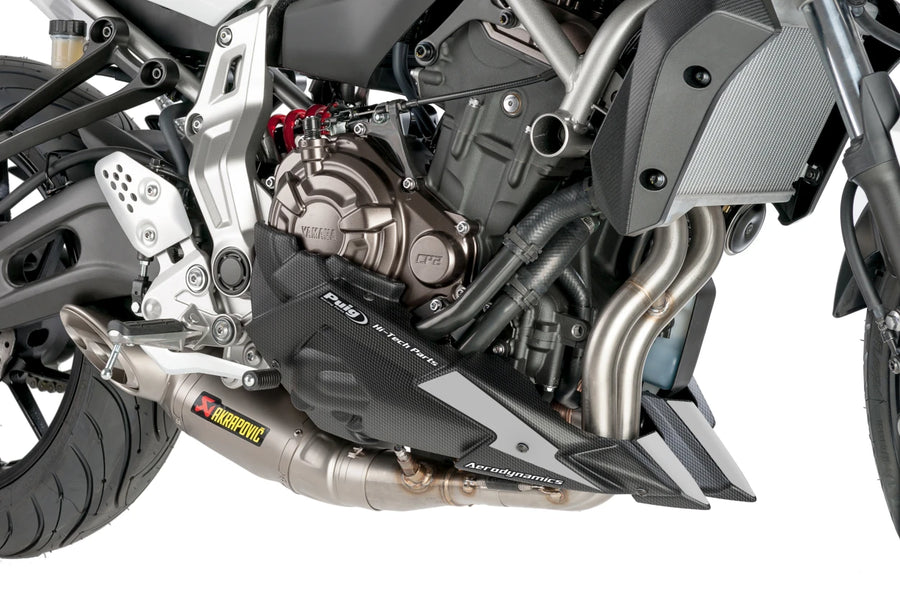 YAMAHA MT-07 MOTO CAGE [2017] – Frontspoiler – Mattsvart