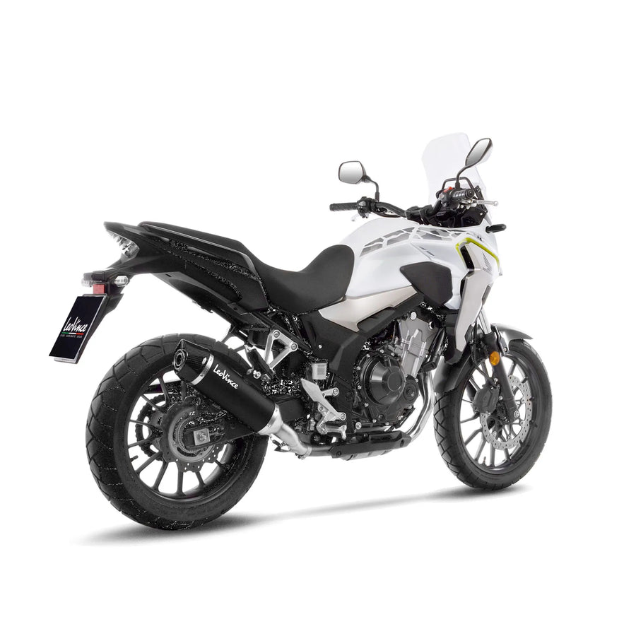 honda cb 500 [LEOVINCE] – Silenciador traseiro Nero - aço inoxidável