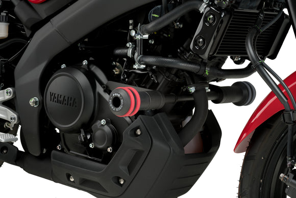 ヤマハ XSR 125 [2025] – フレームクラッシュパッド ヴィンテージ 2.0 – ブラック