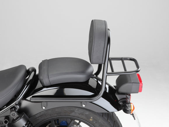 Honda CMX 500 Rebel（PC56A）2017- [2017]  - 枕と荷物ラックのあるパイプで作られた弱虫バー、黒