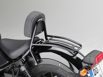 Honda CMX 500 Rebel（PC56A）2017- [2017]  - 枕と荷物ラックを備えたドライバーシシーバー、ブラック