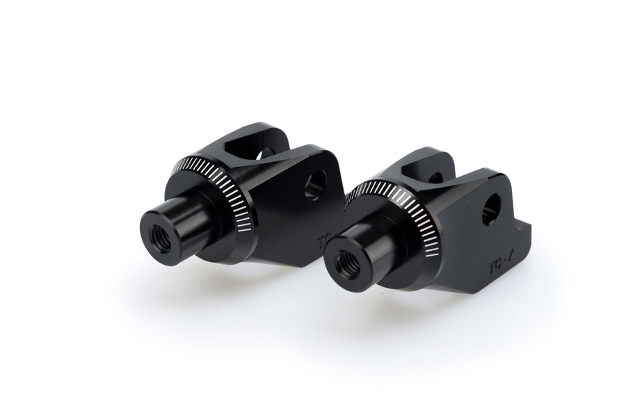 TRIUMPH STREET SCRAMBLER [2025] – Adapter Fußrasten- Gummipad "Rider" – Schwarz