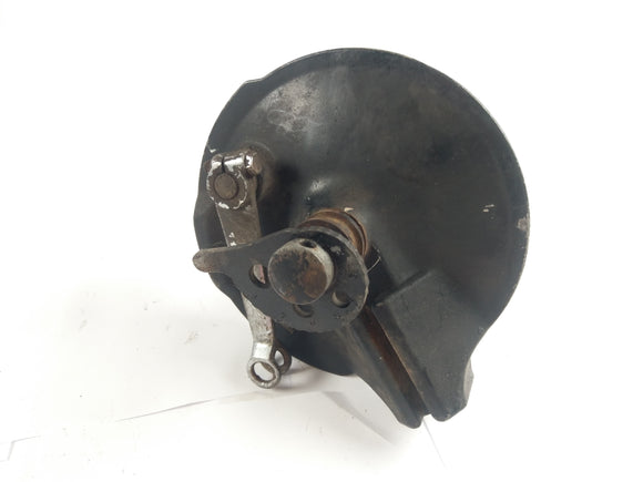 Yamaha DT 400 1R6 - Rear brake drum with rear axle