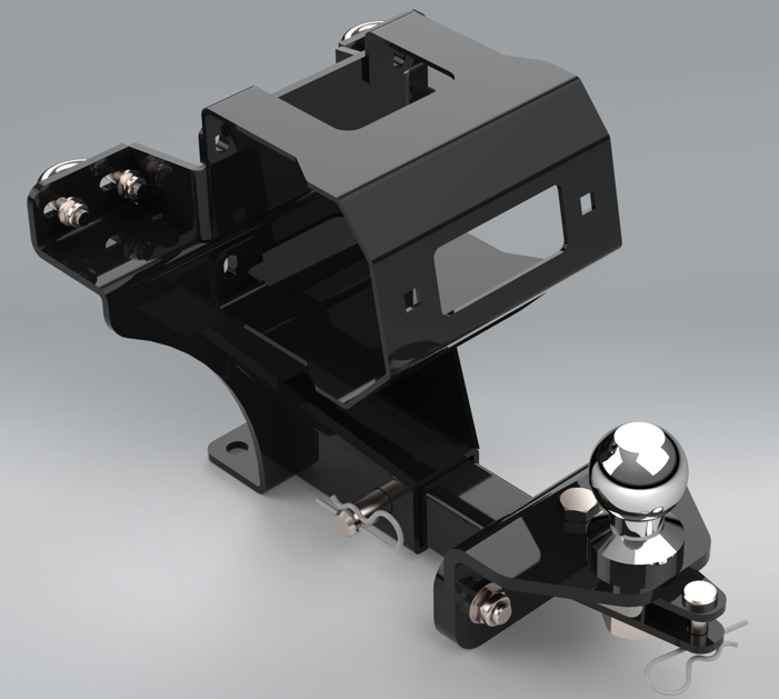 KAWASAKI BRUTE FORCE 650 KVF [2008-2013] - Winch mounting kit