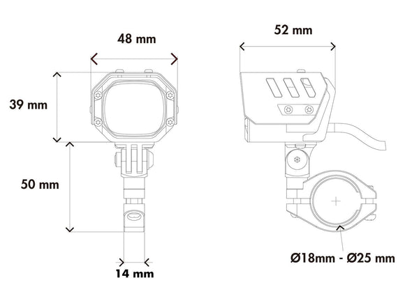 BMW R 1300 R [2025 - ] - NOVA LED ZUSATZSCHEINWERFER SET
