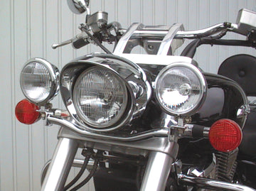 Honda VTX 1800 [2001-2006]  - 追加のヘッドライトのランプホルダー