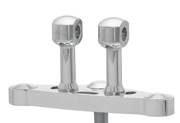 Алюминиевый подъемник для руля с 25-алюминиевыми подъемами для рулей с 25,4 мм (1 ′) Ø, высотой 100 мм, отполирован. С 1/2 ″ нитью UNC.