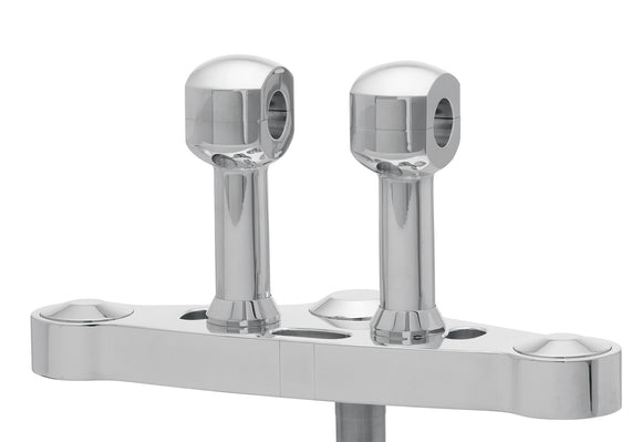 Алюминиевый подъемник для руля с 25-алюминиевыми подъемами для рулей с 25,4 мм (1 ′) Ø, высотой 100 мм, отполирован. С 1/2 ″ нитью UNC.