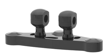 Алюминиевый подъемник для руля с 31-алюминиевым подъемом для рулей с 31,75 мм (1 1/4 ′) Ø, высотой 50 мм, черный анодирован. С 1/2 ″ нитью UNC.