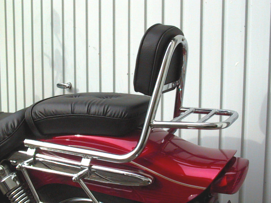 Suzuki GZ 125 Marauder [1998-2001] - Sissy Bar aus Rohr mit Kissen und Gepäckträger
