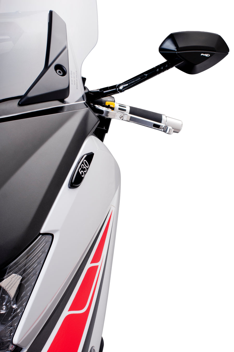 YAMAHA T-MAX 530 SX [2019] – Juego de tapas para retrovisores OEM – Negro