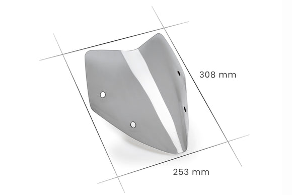 BENELLI TRK 702 X [2024] – Sportscheibe – Mattschwarz