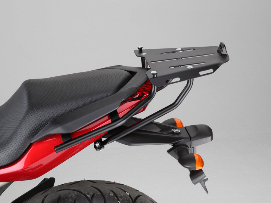 Yamaha XJ 6 [2009-2016] - Top Case Carrier lavet af metalplader til Givi/Kappa (Monokey) sag, sort