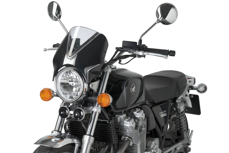 HONDA CB 1100 [2014] – RetroVision priekinio stiklo skydelis – juodas