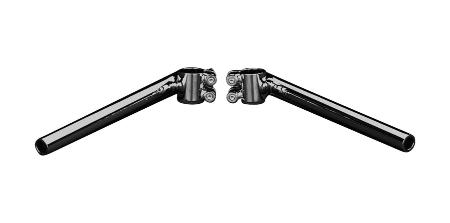 Manche Ø 22 (7/8 ") - Fum de guidon avec largeur de serrage Ø 41 mm, noir