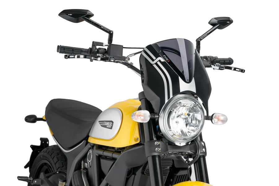 DUCATI SCRAMBLER 800 ICON DARK [2025] – RetroVision Windschild Visier