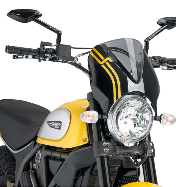 DUCATI SCRAMBLER 800 ICON DARK [2025] – RetroVision Windschild Visier