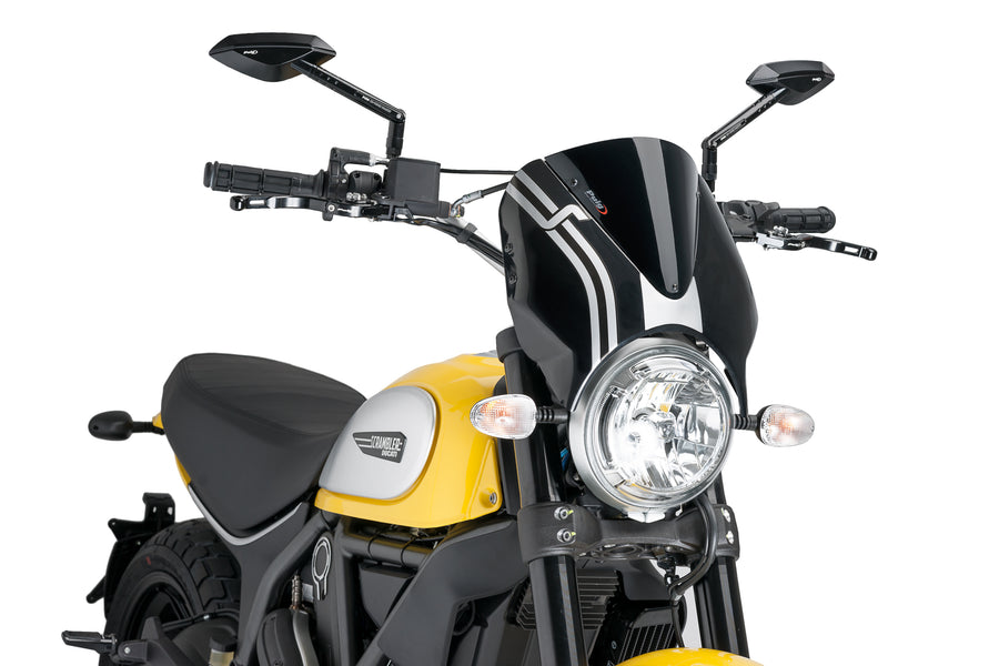 DUCATI SCRAMBLER 800 ICON DARK [2025] – RetroVision Windschild Visier
