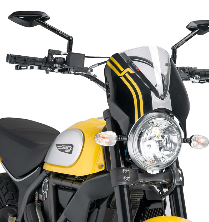 DUCATI SCRAMBLER 800 ICON DARK [2025] – RetroVision Windschild Visier