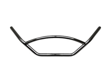 Motorsykkeldriver Ø 25 - Styret med avrundet stag 780 mm bred, svart
