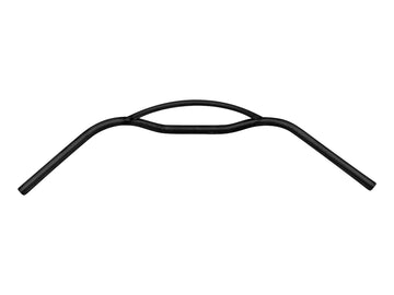 Motorsykkeldriver Ø 25 - Styret med avrundet stag 880 mm bred, svart