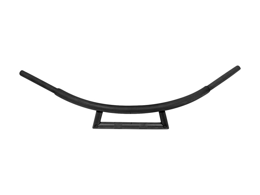 Motorradlenker Ø 31 - Lenker oben rund, unten eckig, 890 mm breit, schwarz