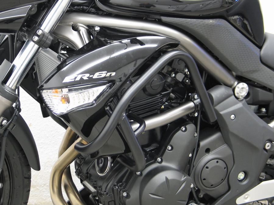 Kawasaki ER 6 n/f [2009-2011] - Motorschutzbügel, stabil, schwarz