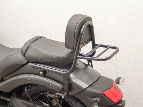 川崎Vulcan S（EN650A）2015-2020和（EN650J）2021- [2015-2020]  - 用枕头和行李架，黑色制成的娘娘腔酒吧