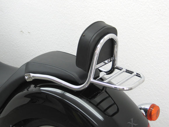 Honda VT 1300 CX (Fury) [2010-2012] - Sissy bar laget av rør med puter og bagasjestativ