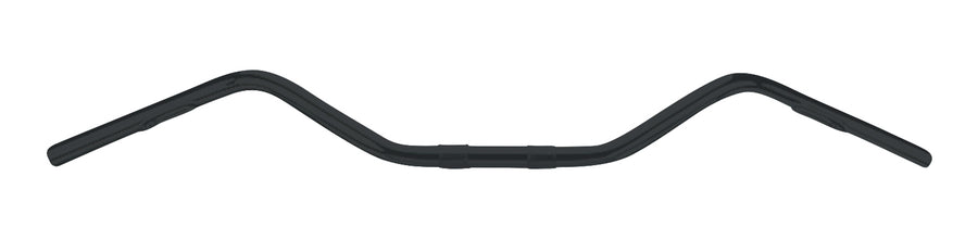 Motorradlenker Ø 25 - Lenker für Chopper und Cruiser 990 mm breit, schwarz