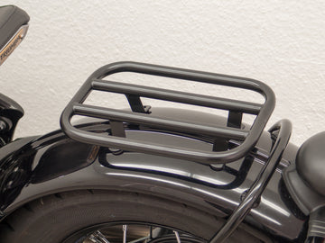 Triumph Bonneville Bobber [2017] - Rack de pasajeros Ø 16 mm, negro brillante