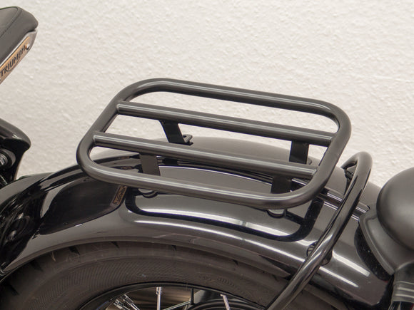 Triumph Bonneville Bobber [2017]  - 助手席ラックØ16mm、黒い光沢