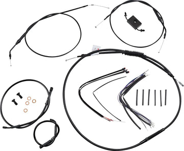 Harley Davidson Sportster 883 Iron XL [BURLY BRAND] - Kit manubrio e tubi freno estesi per Sportster con ABS